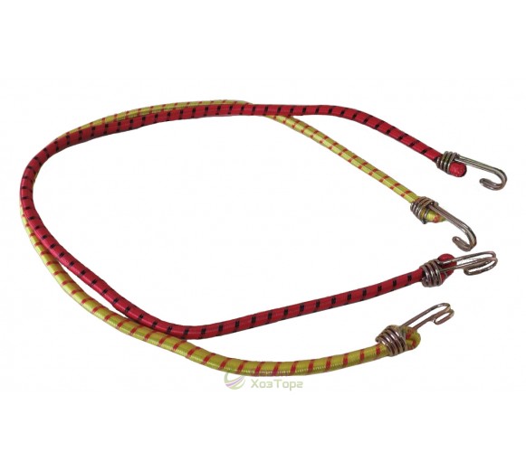 Гумка багажна з подвійним гачком d-10мм, довжина 2,0 м